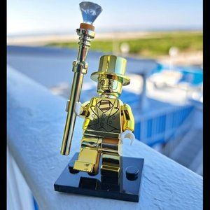 Brand New Mr. Gold Lego Minifigure